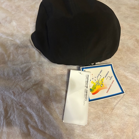 Vintage Porsche Design Black and Gold Hat nwt - Picture 2 of 12
